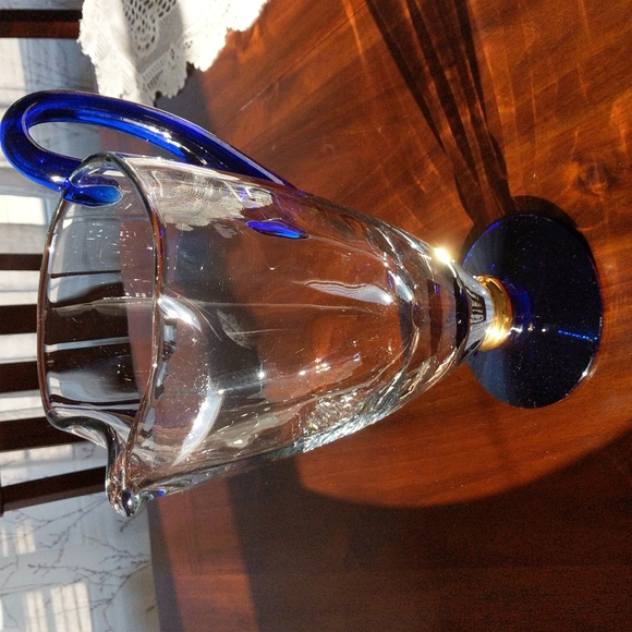 Vintage Romania Crystal Pitcher - Picture 10 of 10